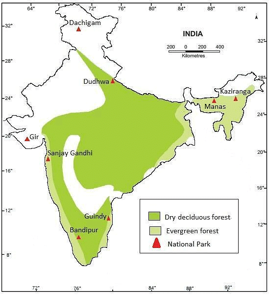 NCERT Solutions for Class 9 Geography Chapter 5 - Natural Vegetation and Wildlife