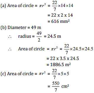 NCERT Solutions for Class 7 Maths - Perimeter and Area- 1