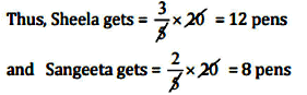 NCERT Solutions for Class 6 Maths - Ratio and Proportion