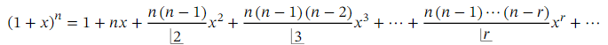 Some Results on Binomial Coefficients and Negative or Fractional Indices | Mathematics (Maths) Class 11 - Commerce