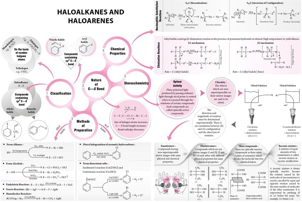 Mindmap: Haloalkanes and Haloarenes | Chemistry Class 12 - NEET