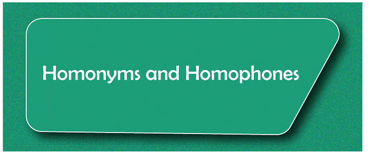 Olympiad Notes: Understanding Homonyms and Homophones | English Olympiad class 5