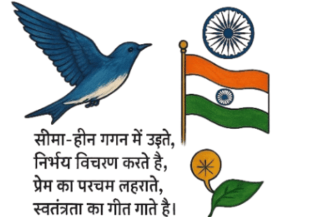 NCERT Solutions for Class 7 Hindi Chapter 9 चिड़िया