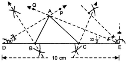 Class 10 Maths Question Answers - Constructions