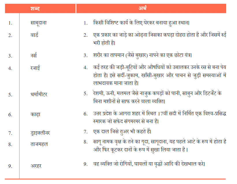 NCERT Solutions for Class 7 Hindi Chapter 5 नहीं होना बीमार