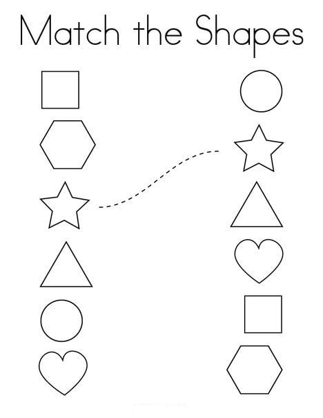 Worksheet Solutions: Shapes - 1 | Maths for LKG