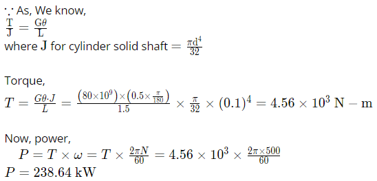 GATE Past Year Questions: Torsion of Shafts | Strength of Materials (SOM) - Mechanical Engineering