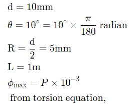 GATE Past Year Questions: Torsion of Shafts | Strength of Materials (SOM) - Mechanical Engineering