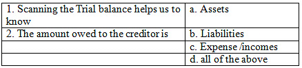 Worksheet: Trial Balance and Rectification of Errors | Accountancy Class 11 - Commerce