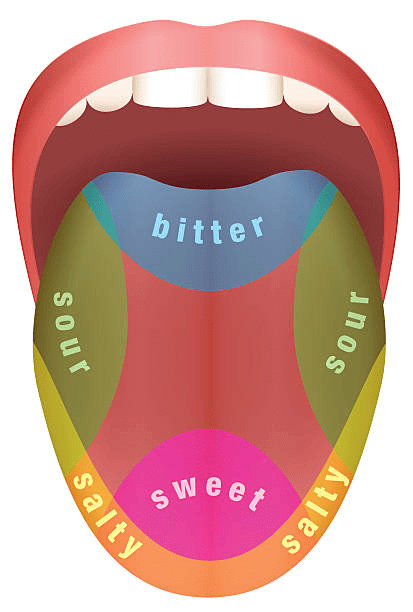 Regions of Tongue for Different Tatses