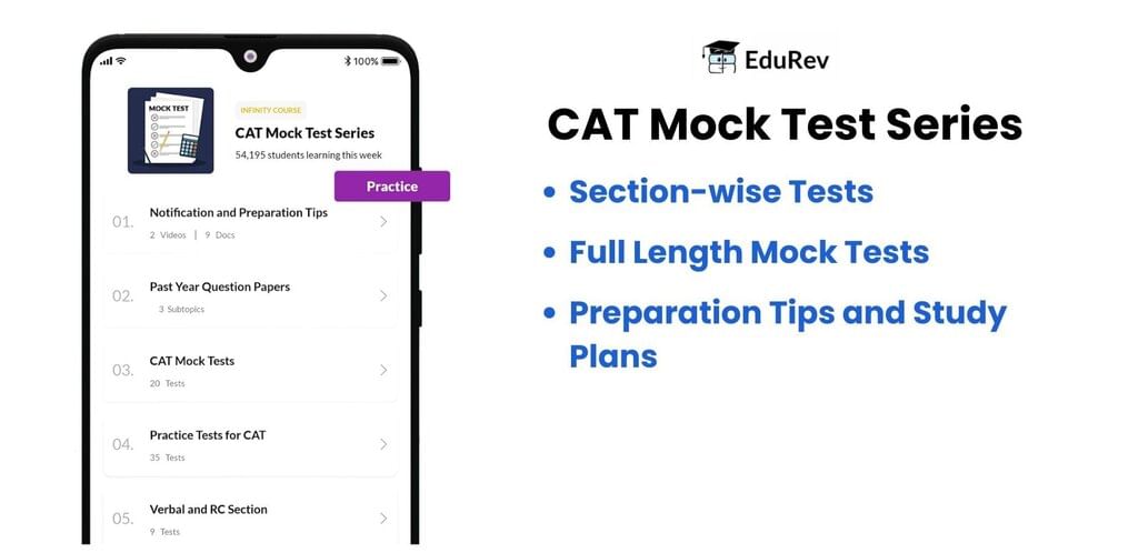 What all will you get under EduRev Infinity Package for CAT? | Quantitative Aptitude (Quant)