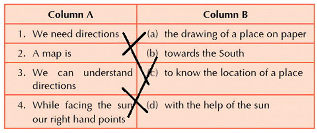 Directions - 1 Class 2 Worksheet EVS