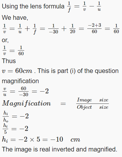 Light - Reflection and Refraction Class 10 Worksheet Science