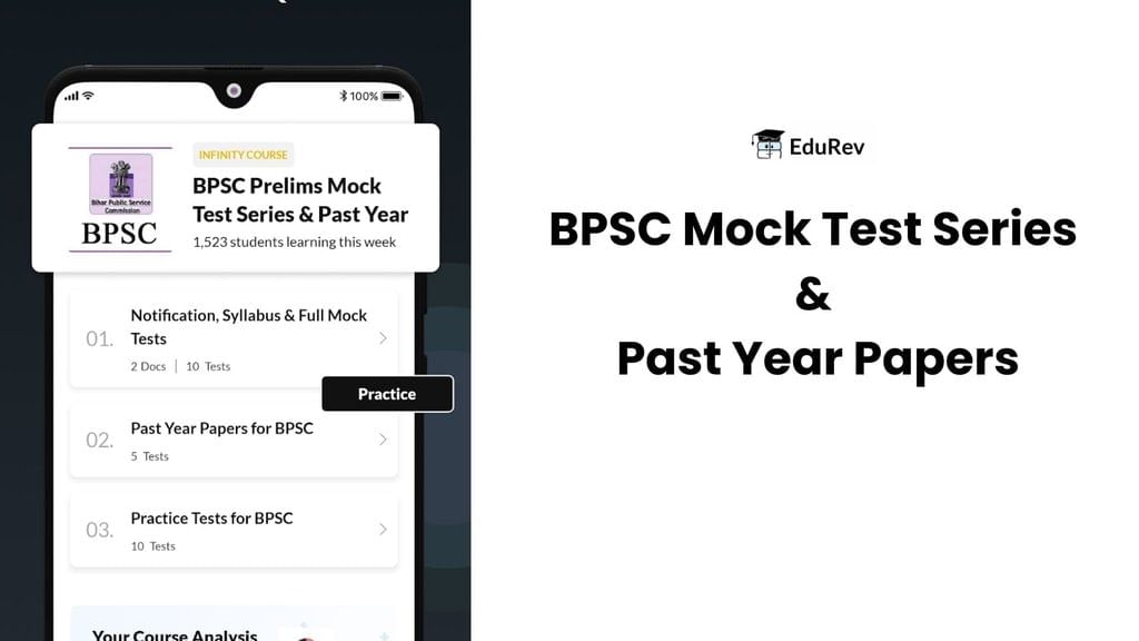 What do you get under EduRev Infinity Package for BPSC? | BPSC Preparation: All subjects - BPSC (Bihar)