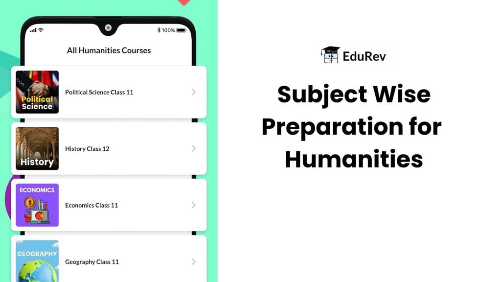 What all do you get under EduRev Infinity for Class 11 and Class 12 Humanities/Arts? | How to prepare for Humanities