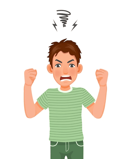 Angry feeling