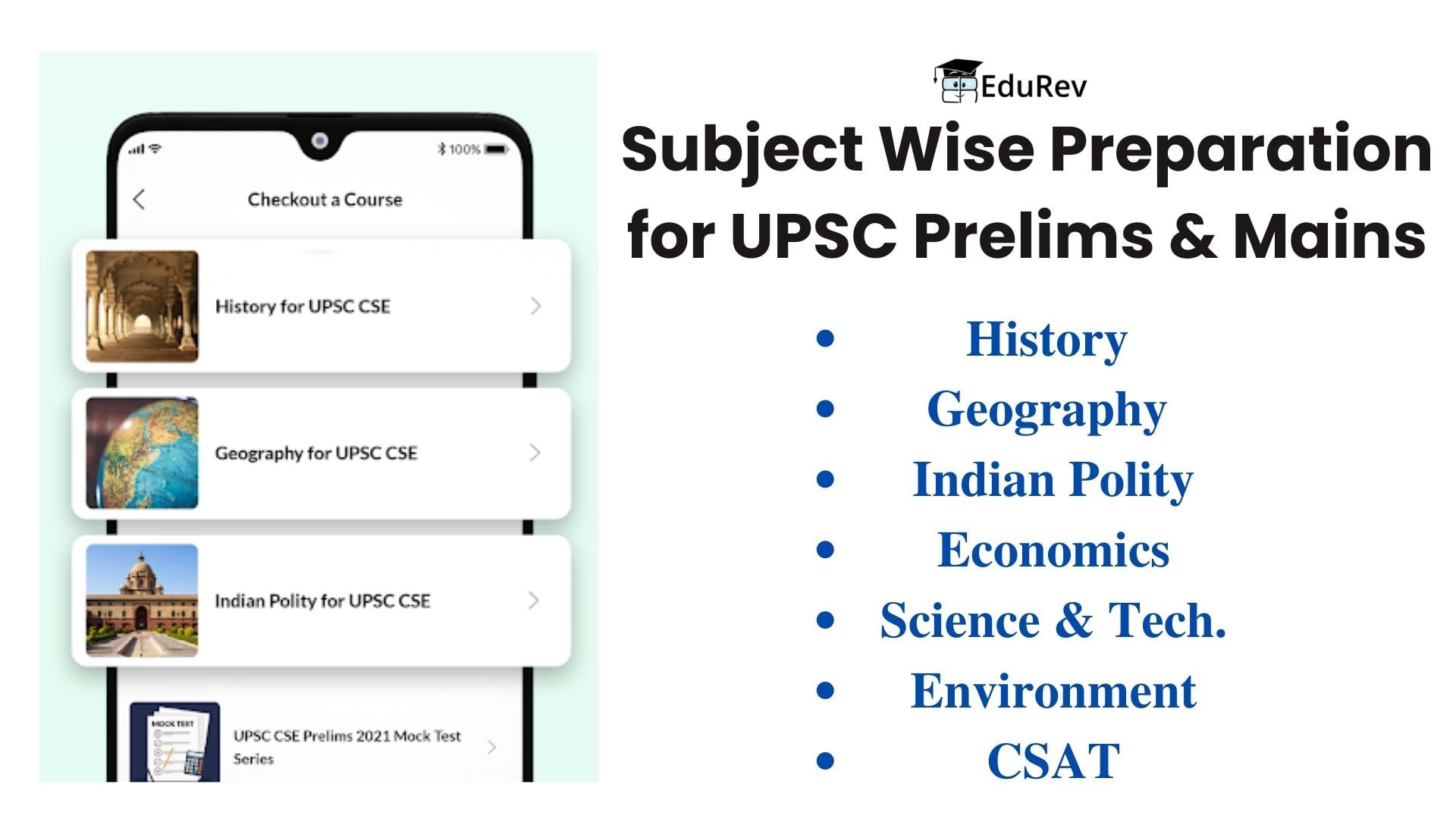 What do you get under EduRev Infinity Package for UPSC? | History for UPSC CSE