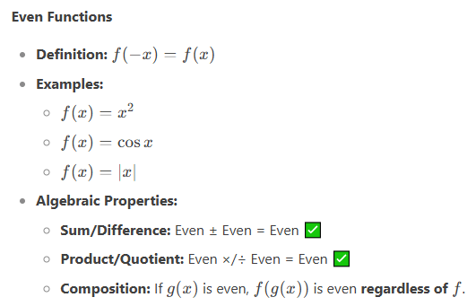 Important Formulas: Functions | Quantitative for GMAT