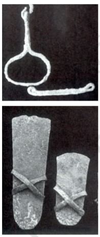Iron Equipment found from megalithic burials.