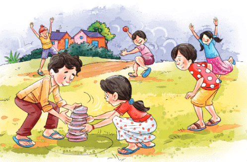 Class 4 English Worksheet Solutions Chapter 8 The Lagori Champions