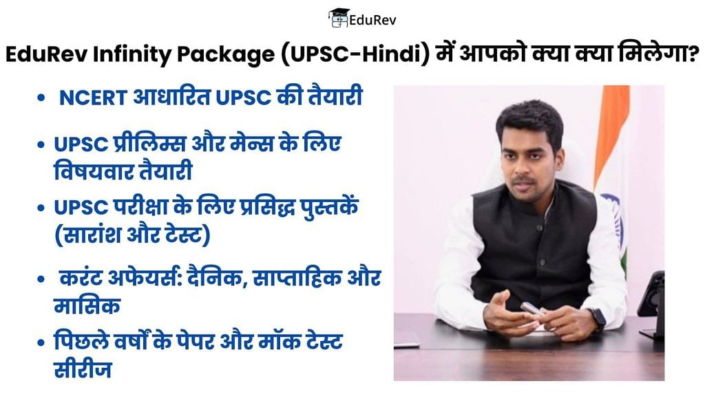EduRev Infinity Package (UPSC-Hindi) में आपको क्या क्या मिलेगा? | How to Study for UPSC CSE in Hindi