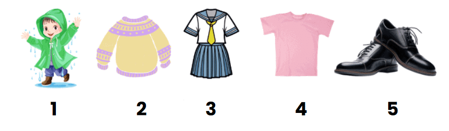 Class 2 Clothes We Wear - CBSE Worksheets Solutions