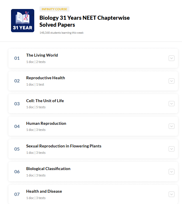 What do you get under EduRev Infinity Package for NEET? | Physics Class 11