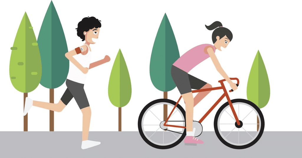 Cycling and Running