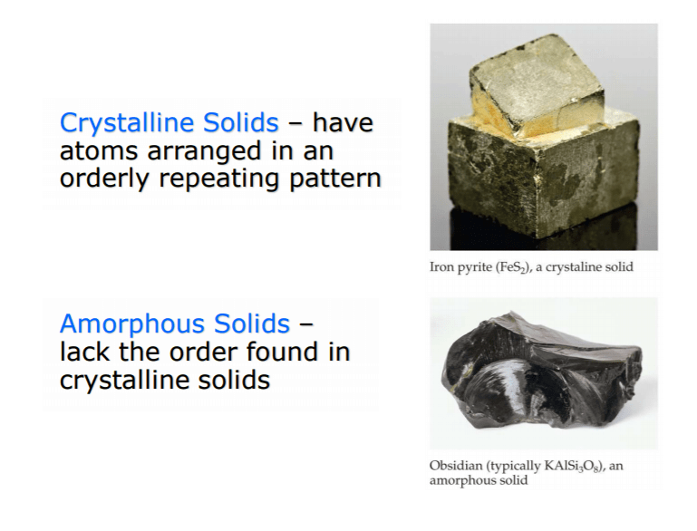 Solid State & Classification of Solid Crystals | Physical Chemistry