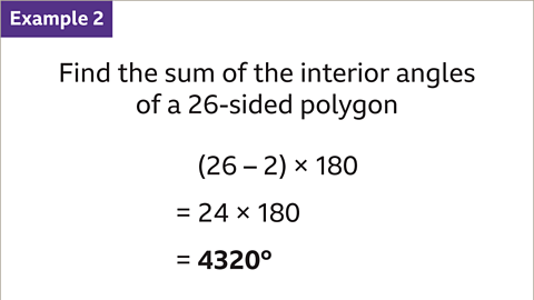 Polygons - sum of interior angles - Year 7