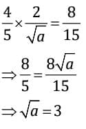 MCQ`s: Ratio and Proportion, Indices, Logarithms - 1
