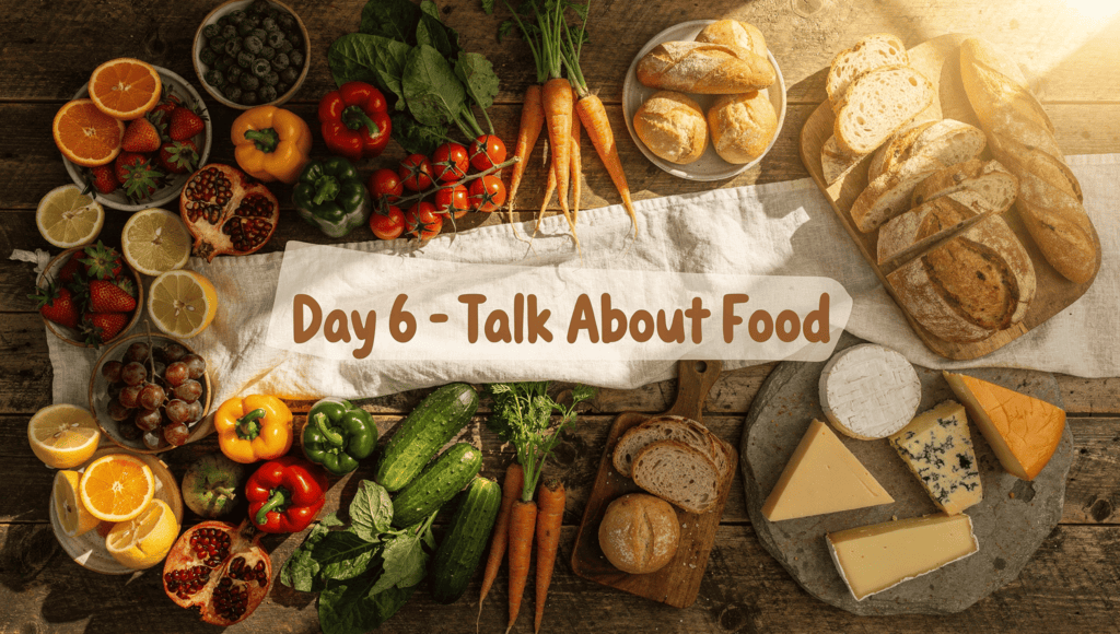 Day 6 - Talk About Food