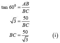 NCERT Solutions for Class 10 Maths Chapter 9 - Some Applications of Trigonometry (Exercise 9.1)