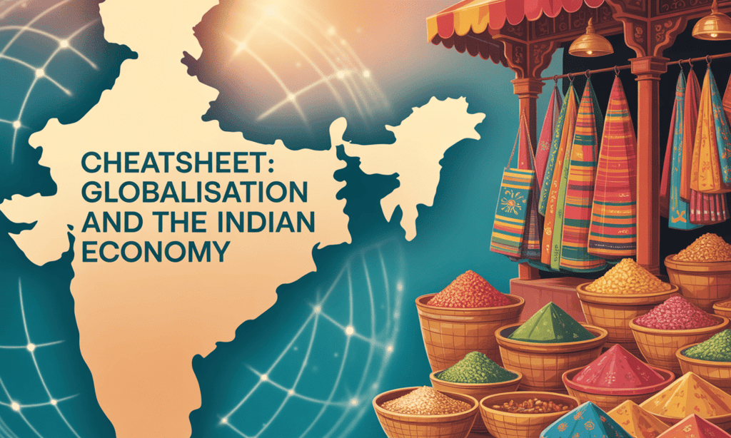 Cheatsheet: Globalisation and the Indian Economy | Social Studies (SST) Class 10