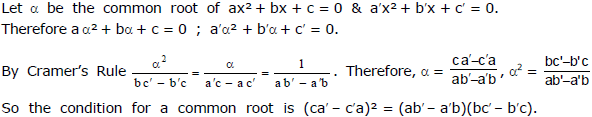 Examples: Quadratic Equations | Mathematics (Maths) for JEE Main & Advanced