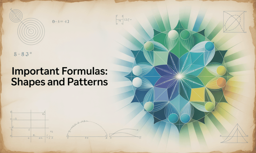 Important Formulas: Shapes and Patterns | Mathematics (Maths Mela) Class 5 - New NCERT