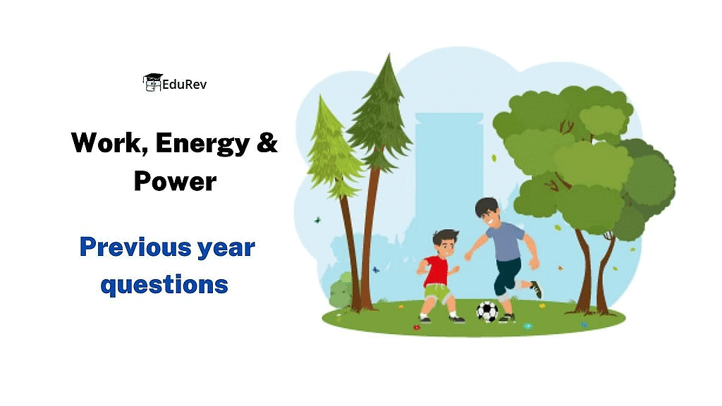 NEET Previous Year Questions (2014-2025): Work, Energy & Power | Physics Class 11
