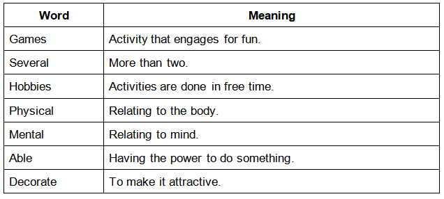 Summary: Games We Play | EVS for Class 3