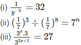 Important Questions for Class 8 Maths - Exponents and Powers