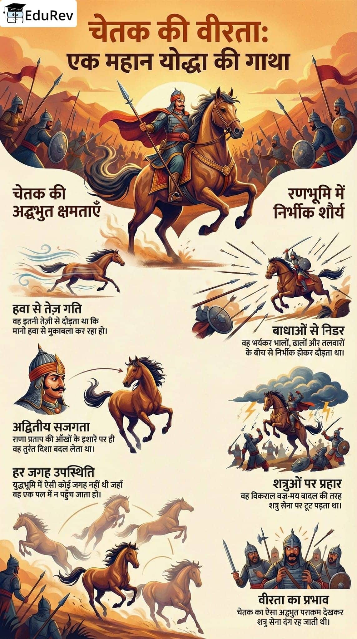 Infographics: चेतक की वीरता