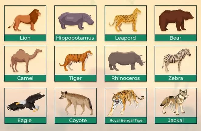 Animals Around Us - CBSE Worksheets- 1