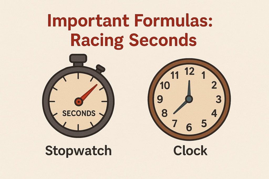 Important Formulas: Racing Seconds | Mathematics (Maths Mela) Class 5 - New NCERT