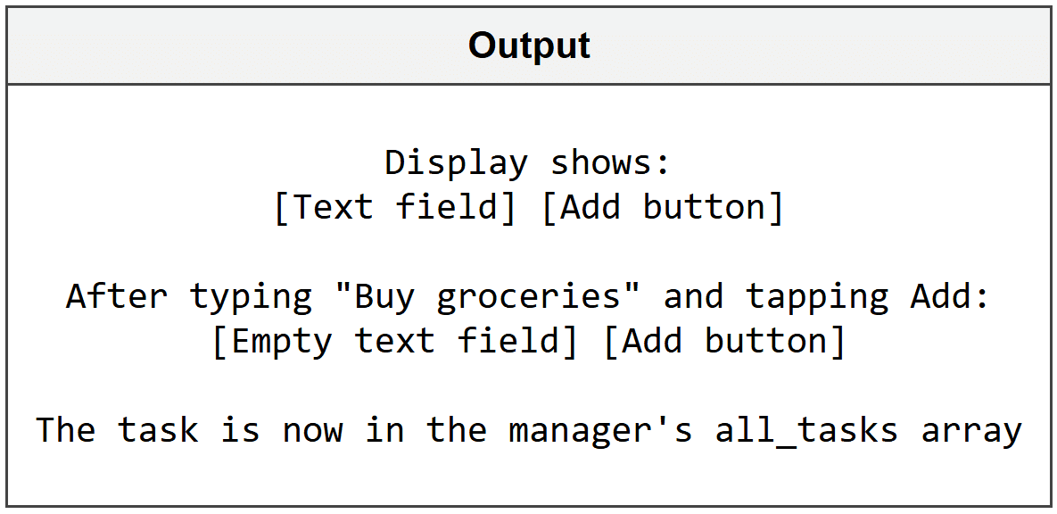 Step 2 - Build the Task Input View