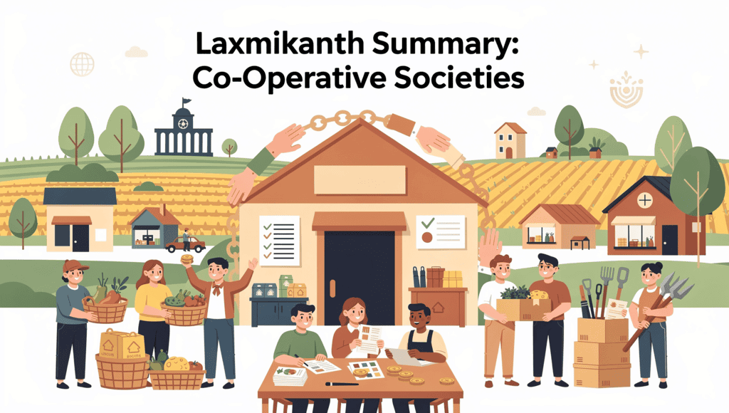 Laxmikanth Summary: Co-Operative Societies