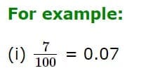 Converting a Fraction into a Decimal