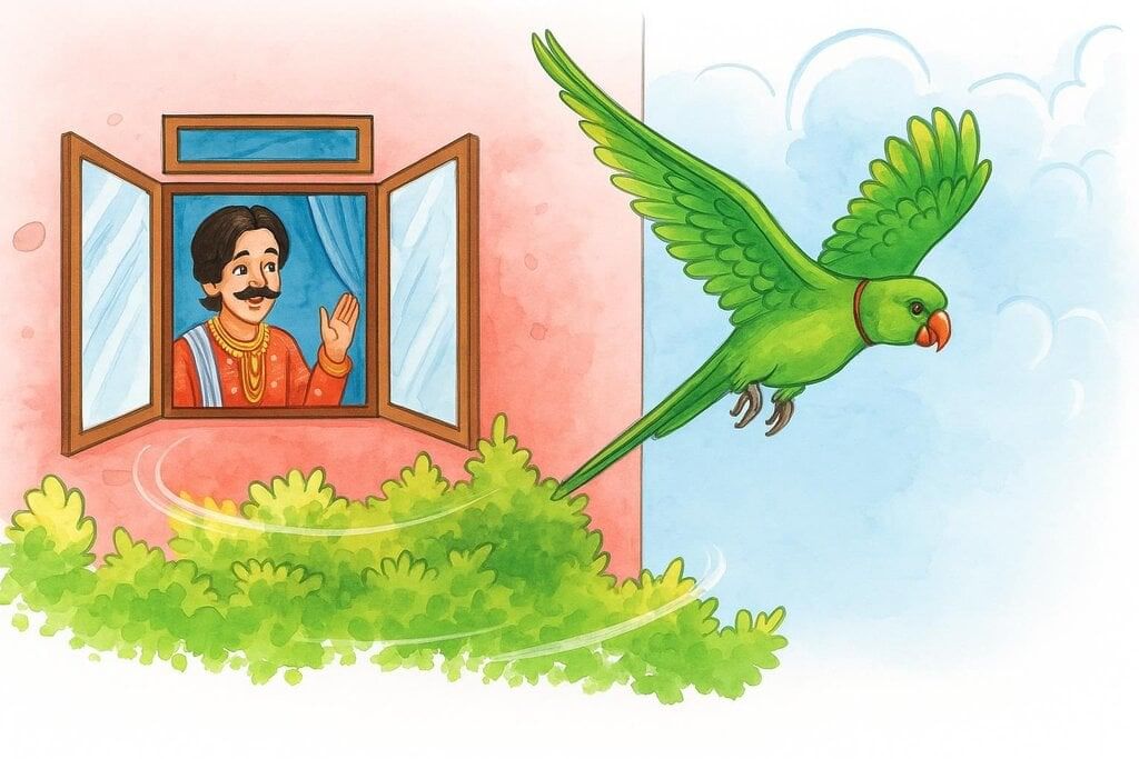 The Wise Parrot Chapter Notes | English Santoor Class 5 - New NCERT