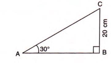 Solution of Right Triangles Chapter Notes | Mathematics Class 9 ICSE