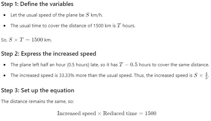 Speed, Time and Distance Questions for CAT with Answers PDF