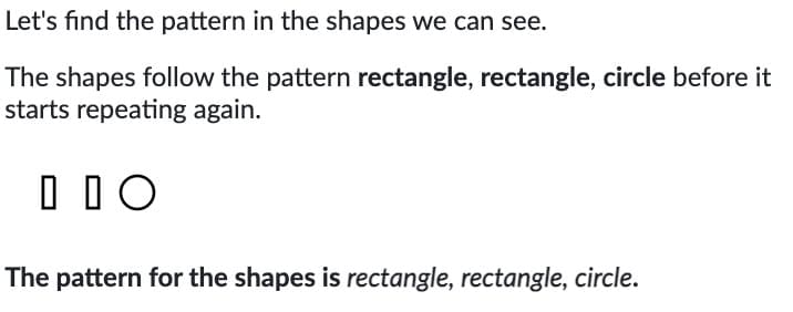 Important Questions: Shapes and Patterns | Mathematics (Maths Mela) Class 5 - New NCERT