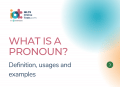 What is a Pronoun? How Many Types Does It Have?